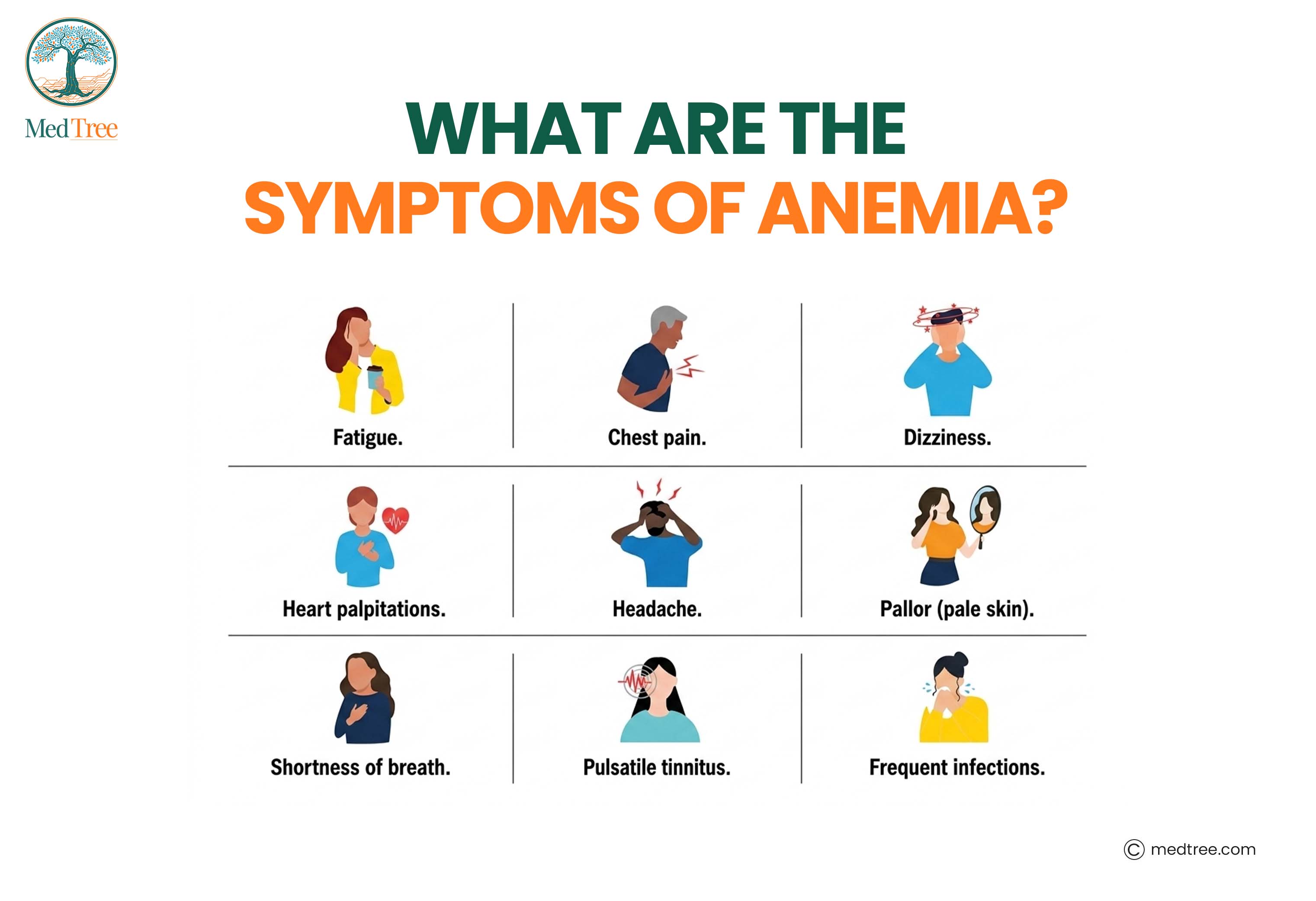 what are the symptoms of anemia?