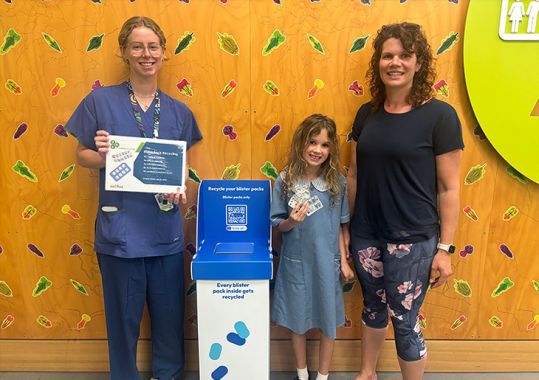 Landmark blister package recycling scheme introduced at Queensland Children’s Hospital