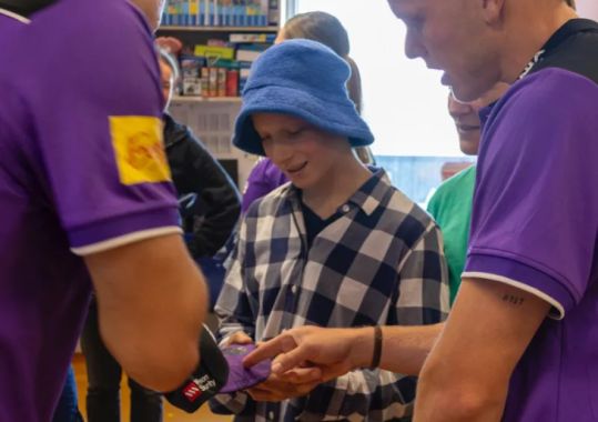 Cricket, community and care come together at Royal Hobart Hospital
