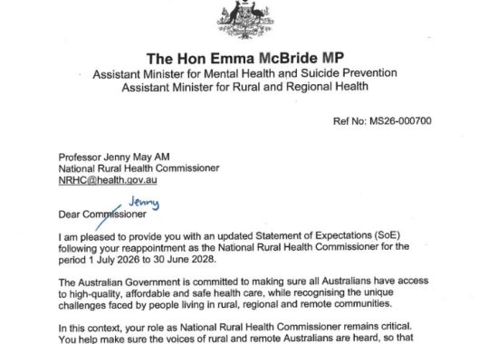 New Priorities Set for National Rural Health Commissioner