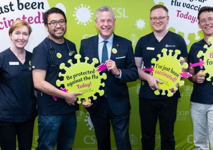 GPs promote flu protection at Queensland Parliament